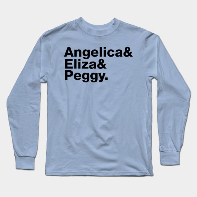 Angelica Eliza Peggy Long Sleeve T-Shirt by ricky